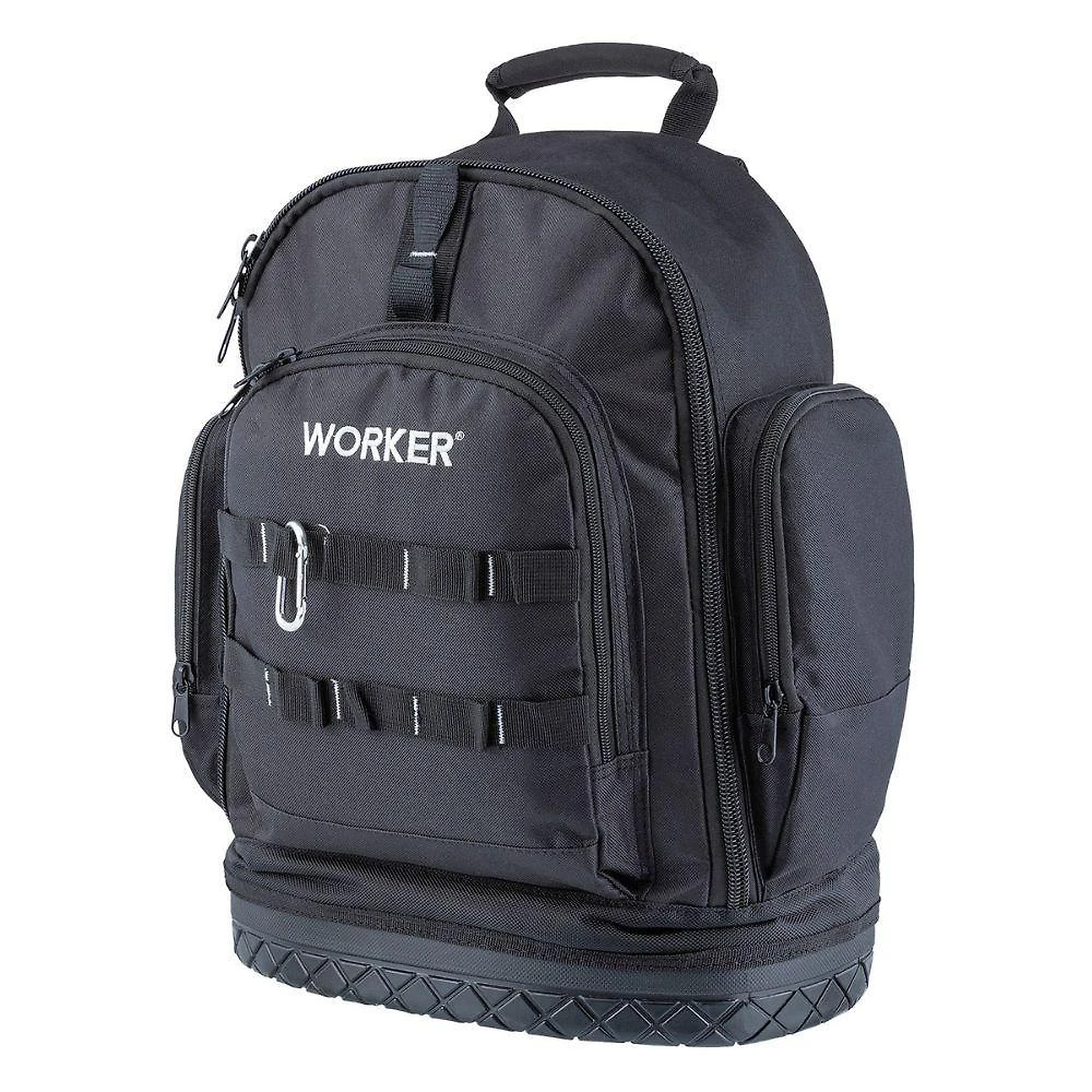 Mochila Para Ferramentas 14'' Poliéster Preta Worker