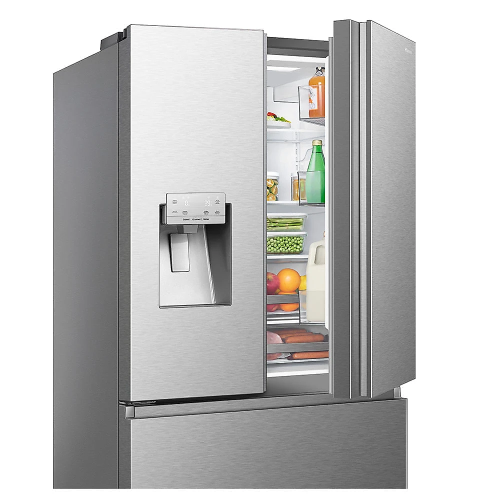 Refrigerador French Door Hisense de 03 Portas Frost Free Inverter com 612 Litros Inox - RF610 110