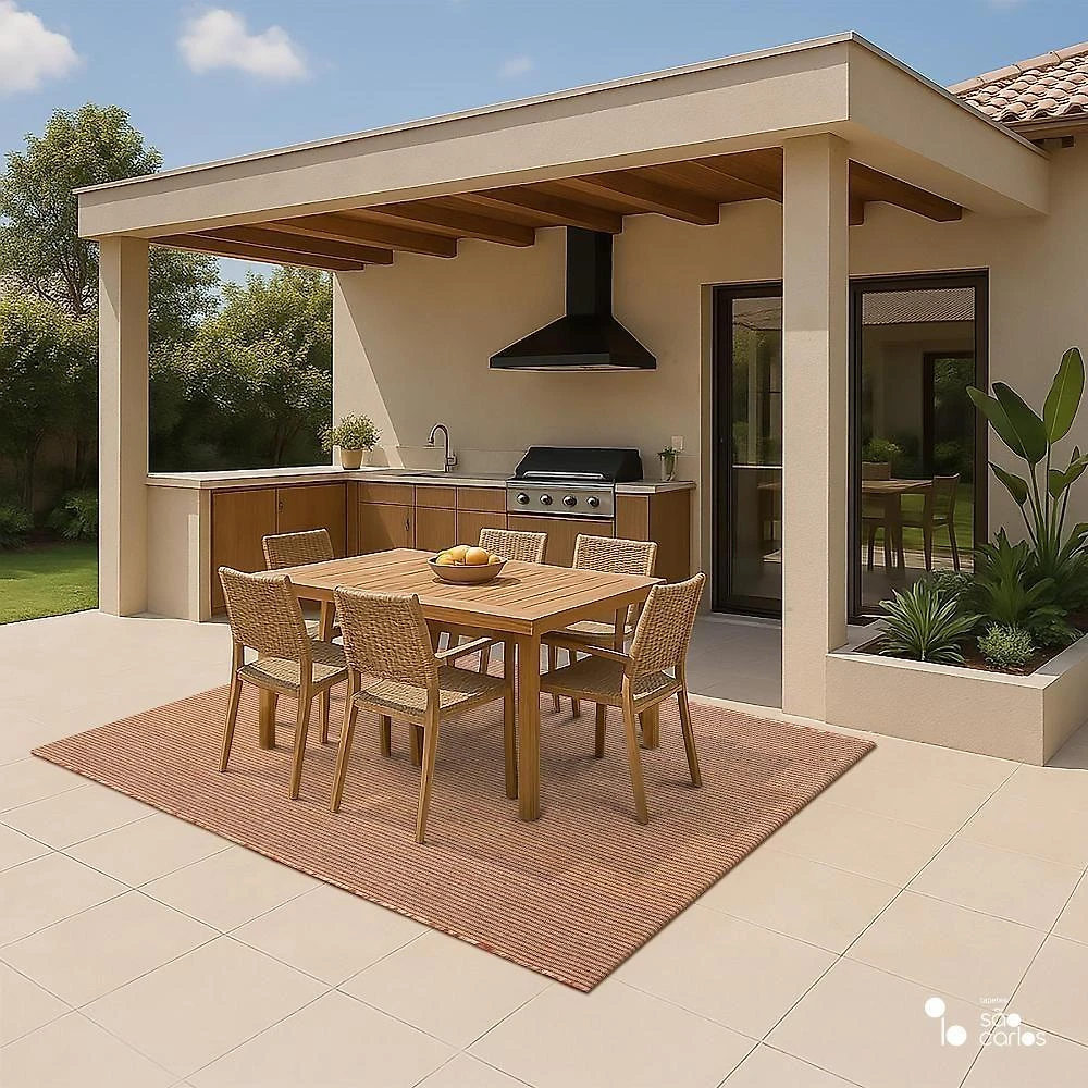 Tapete Elemento Aroeira 200x250cm Tapetes São Carlos