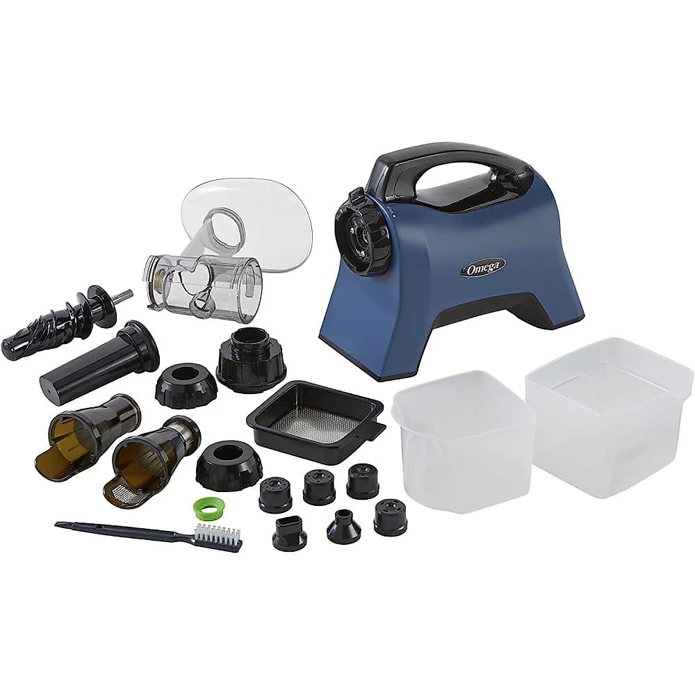 Omega MM1500BL Centrífuga de Frutas 2 Velocidades Aço I noxidável 200W110V Azul