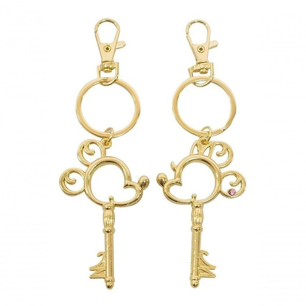 Jogo Chaveiros Dourados Namorados Mickey & Minnie - Disney