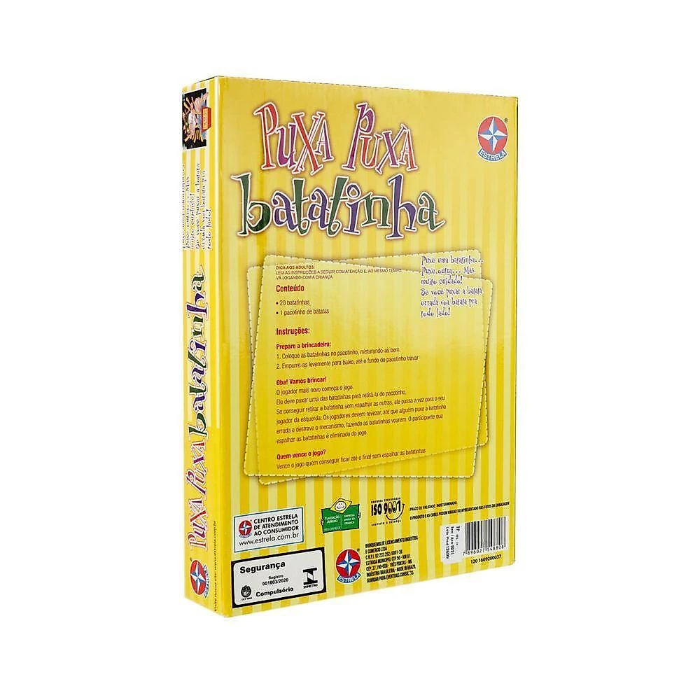 Jogo Puxa Puxa Batatinha - Brinquedos Estrela