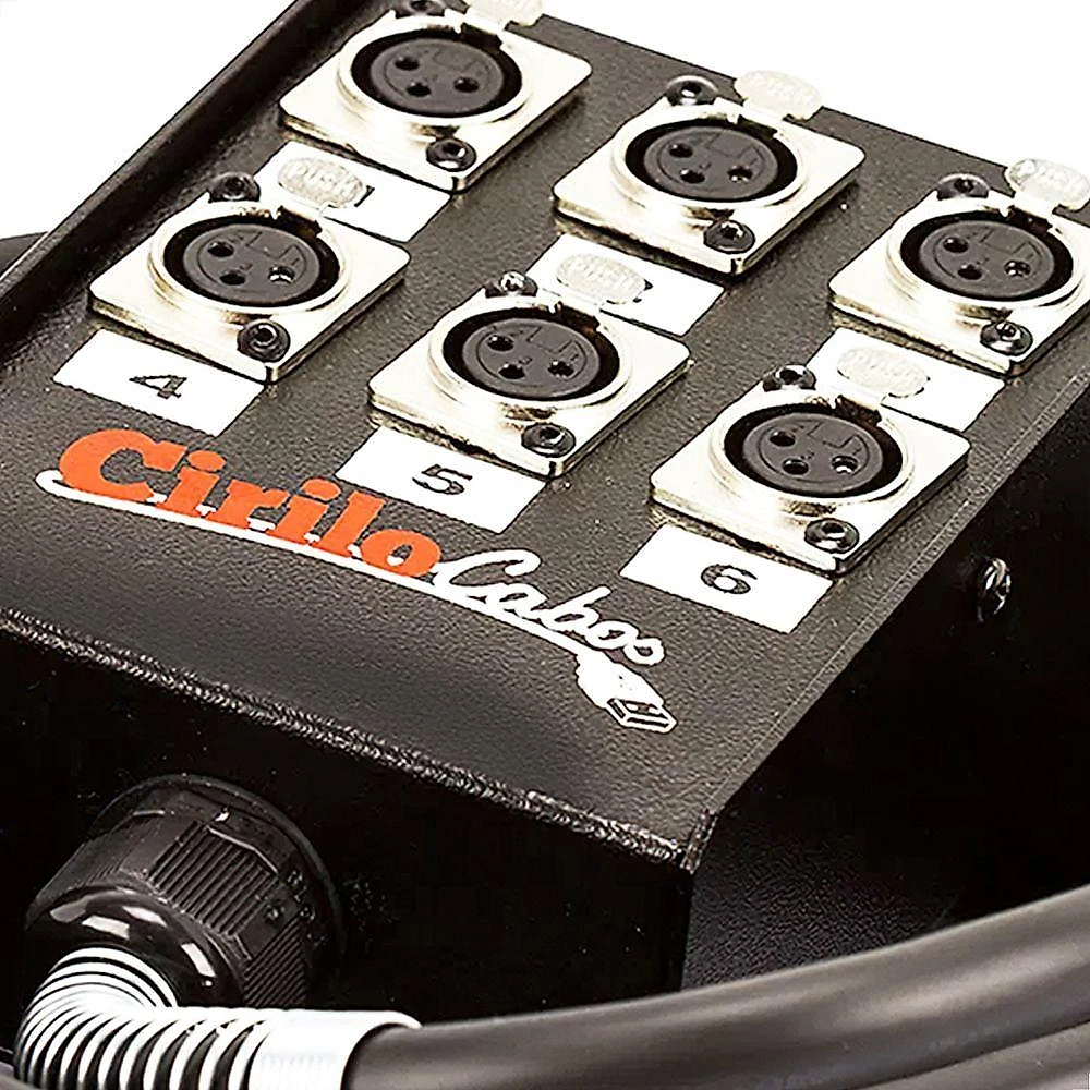 Medusa 6 Vias Montada Conectores Amphenol - 15 Metros
