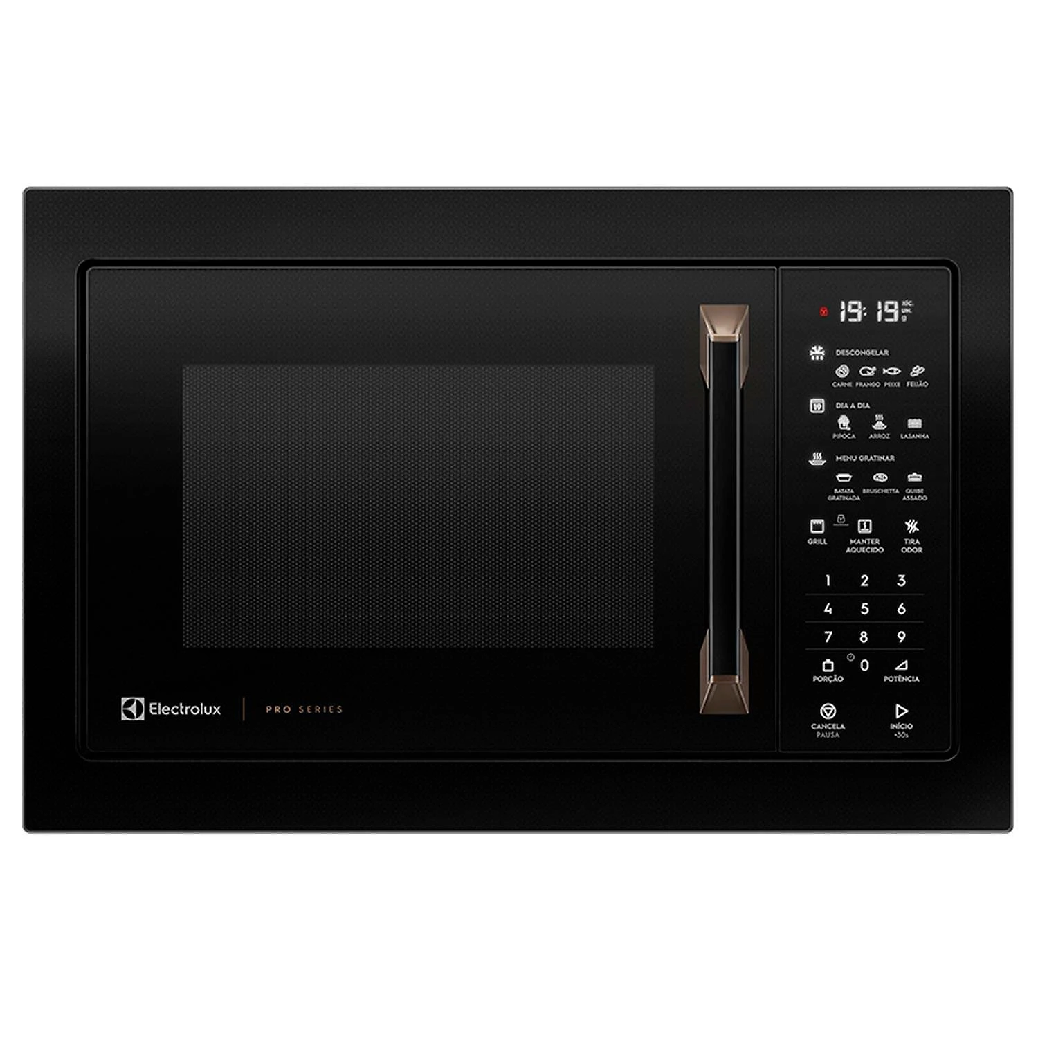 Micro-ondas de Embutir Electrolux Pro Series com 34 Litros de Capacidade e Grill Preto - MV43T
