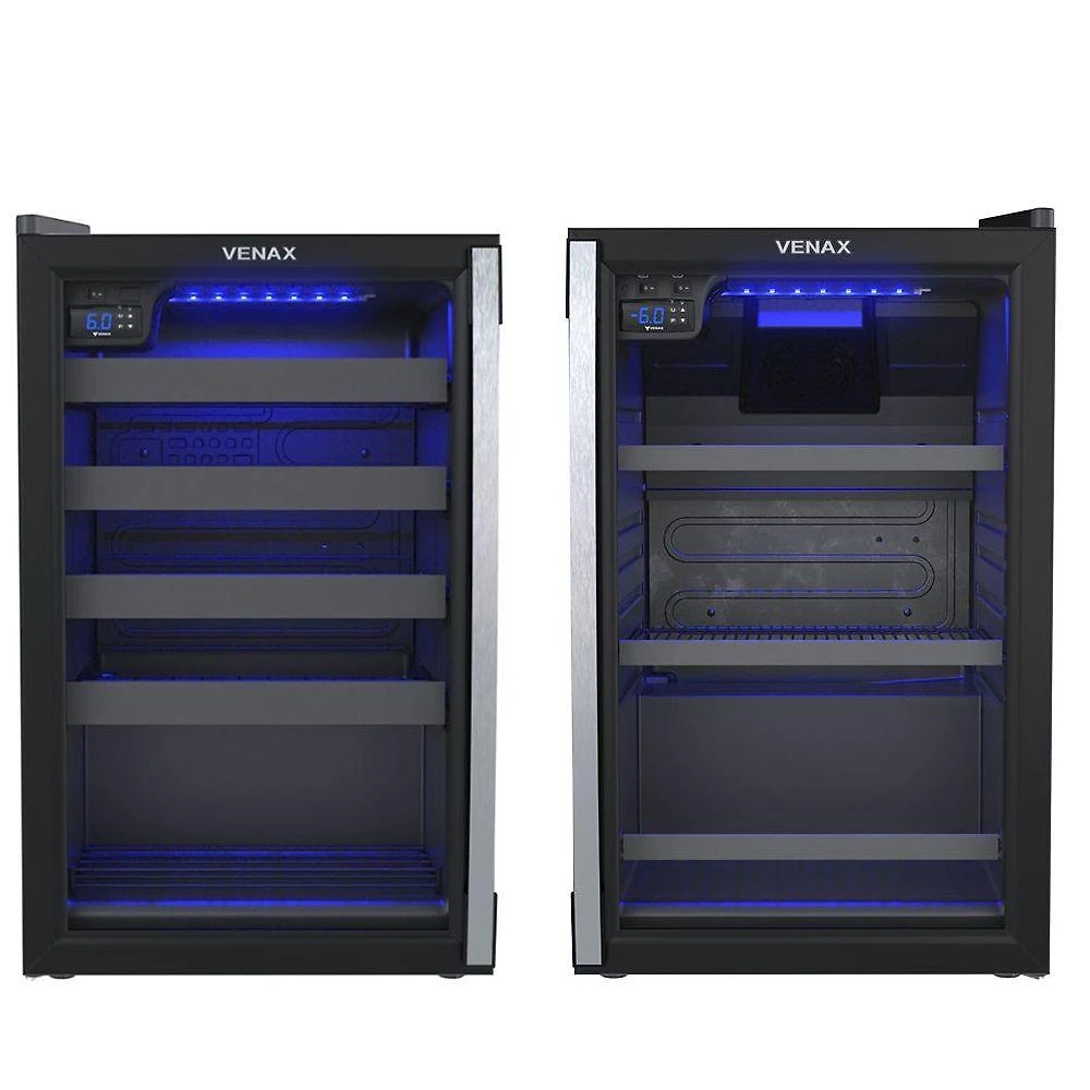 Cervejeira + Adega Venax Blue Light E Piubella 100 Preto 127V