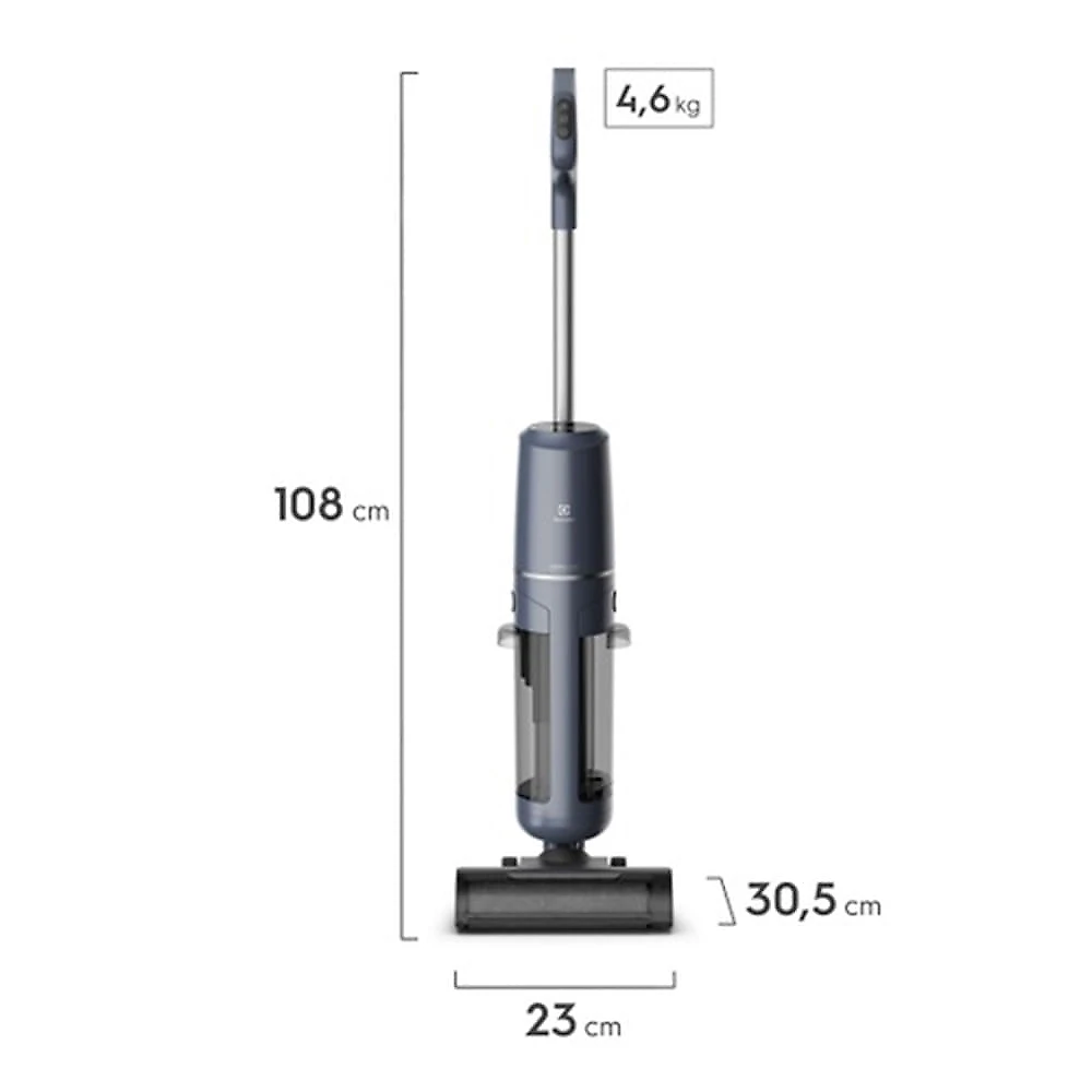 Limpadora de Piso sem Fio Electrolux Experience Capacidade de 0,58 Litros com MultiClean 3 em 1 - EMC2500 Bivolt