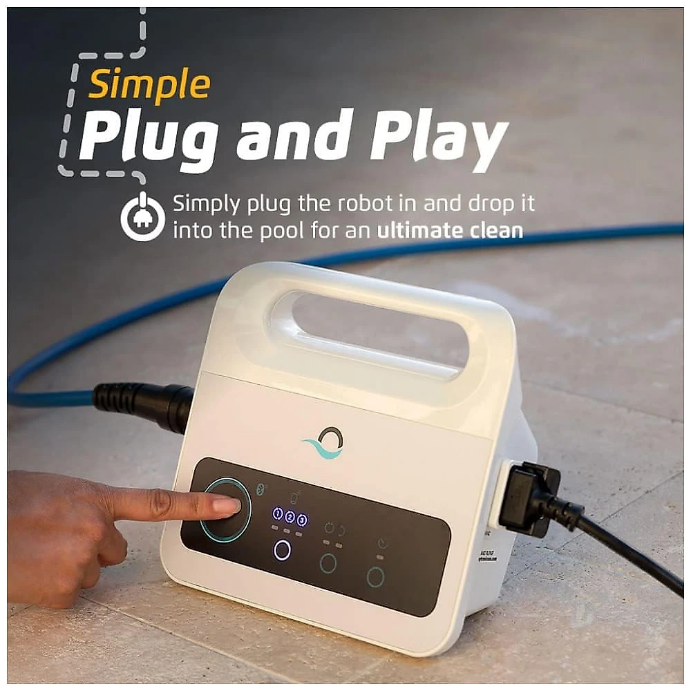 Robô Aspirador para Piscinas Dolphin Nautilus CC, Preto, Escova Ativa, Navegação Inteligente, Cesto de Filtro Top-Load, Modelo 2025, Voltagem 110V﻿