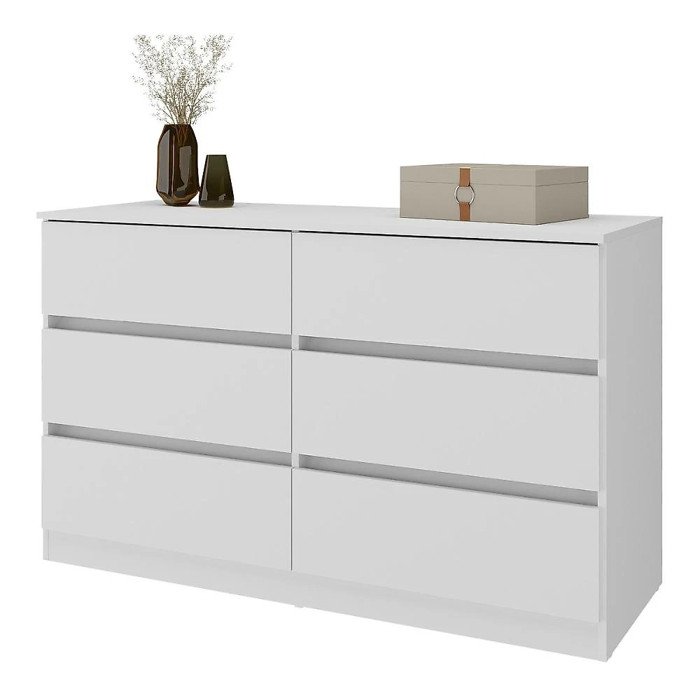 Miniatura Cômoda com 6 Gavetas 120cm Multimóveis MP4396 Branco