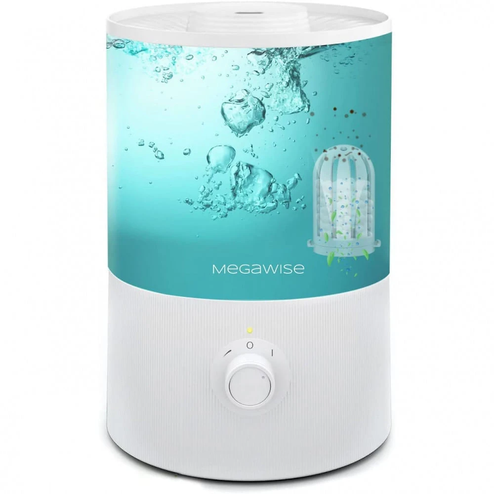 MegaWise Umidificador Ultrassônico Portátil 35L 110V Branco