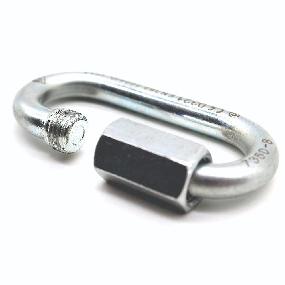 Maillon Usclimb Oval 8mm Aço 30kn com Inscrição
