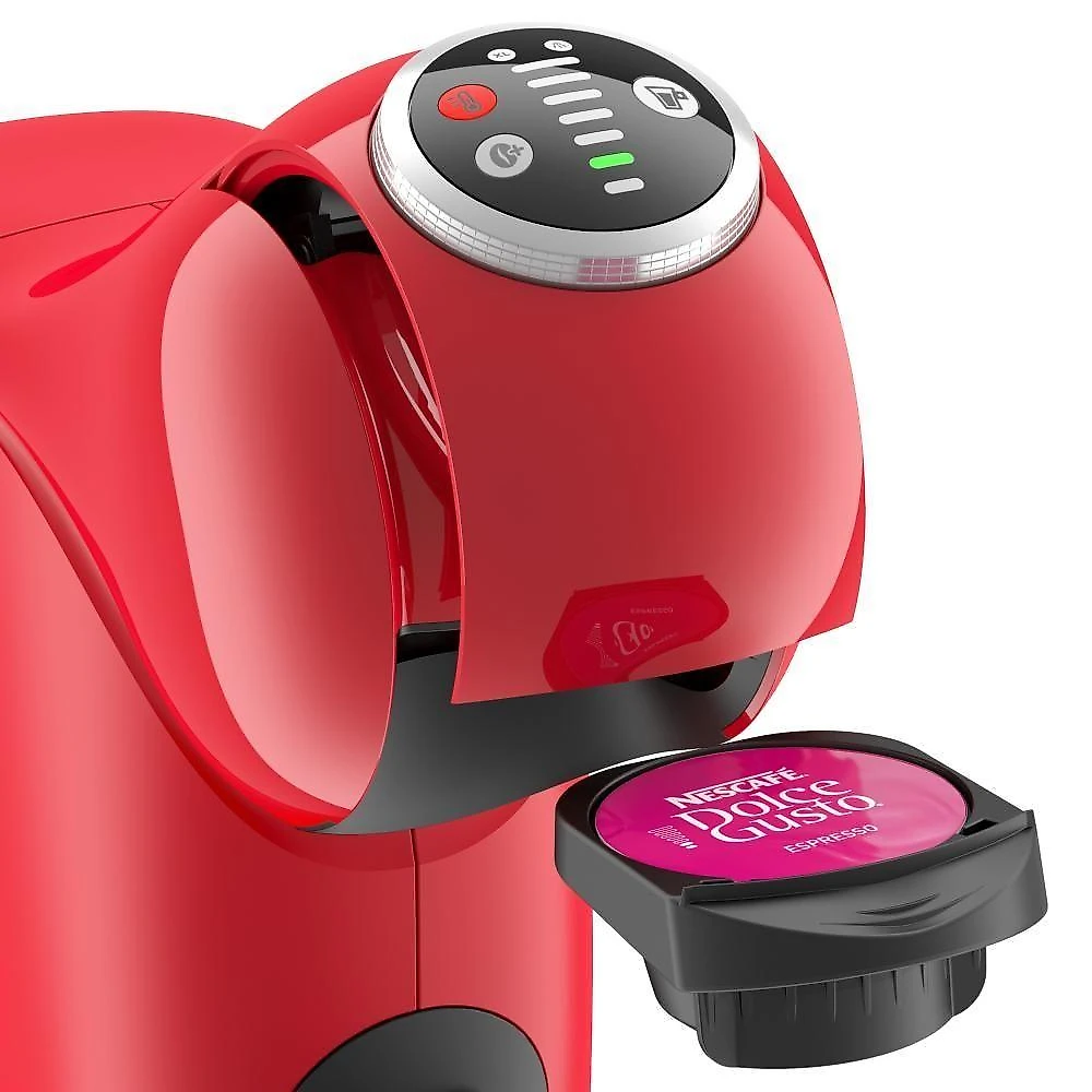 Cafeteira de Cápsulas Dolce Gusto Genio S Plus Vermelho com Função Extragrande 220V