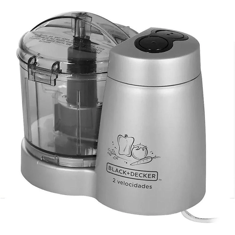 Multiprocessador Black + Decker Hc32 120W Prata para Uso Doméstico em Cozinha 110V