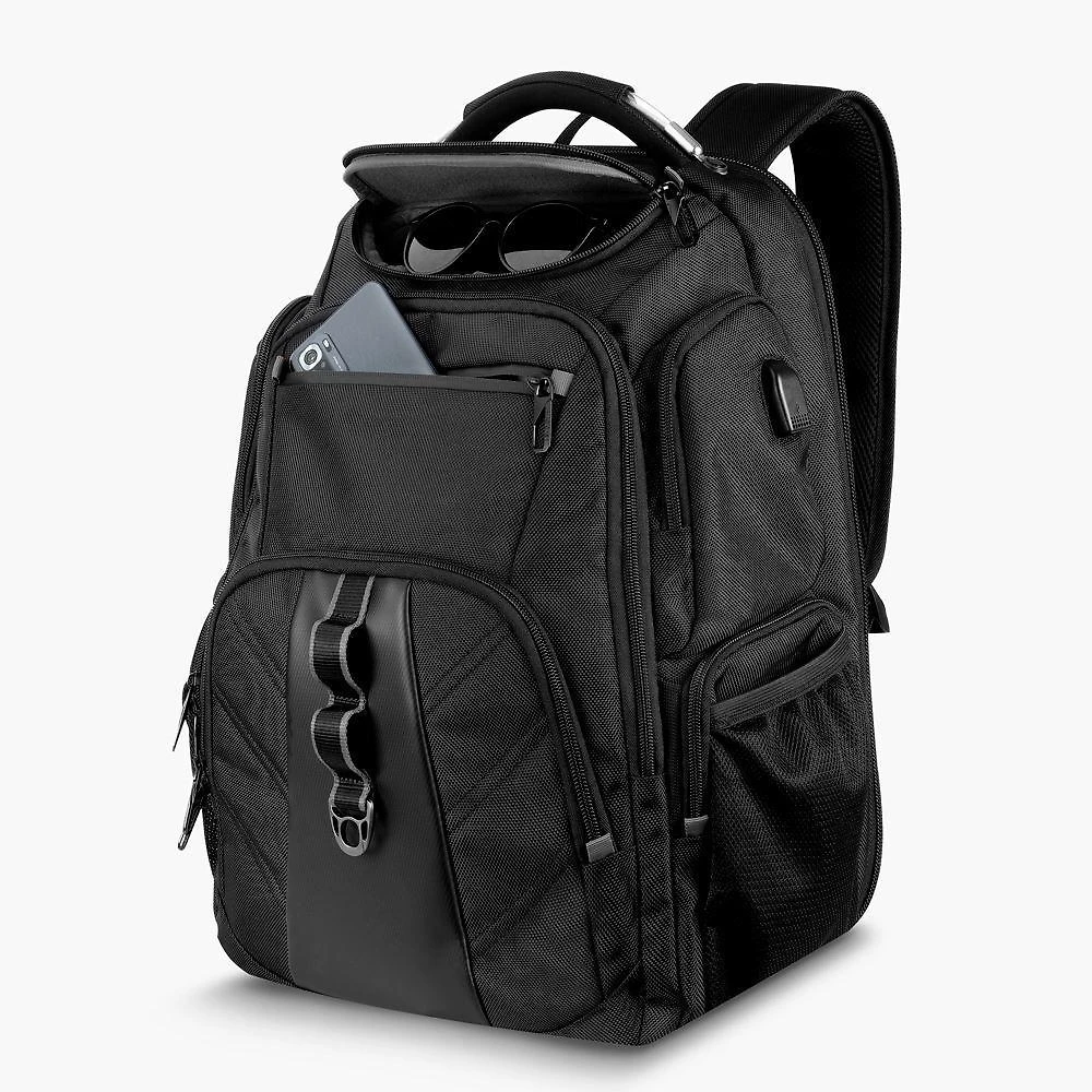 Mochila Executiva Desembrulha Poliéster para Notebook Preta Unissex
