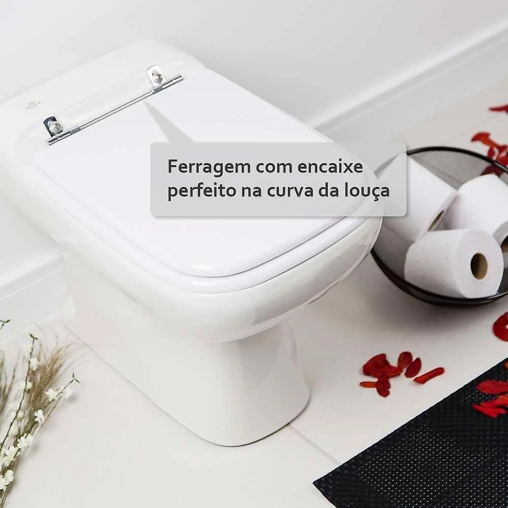 Assento Sanitário Tivoli Neve (branco) Para Vaso Ideal Standard