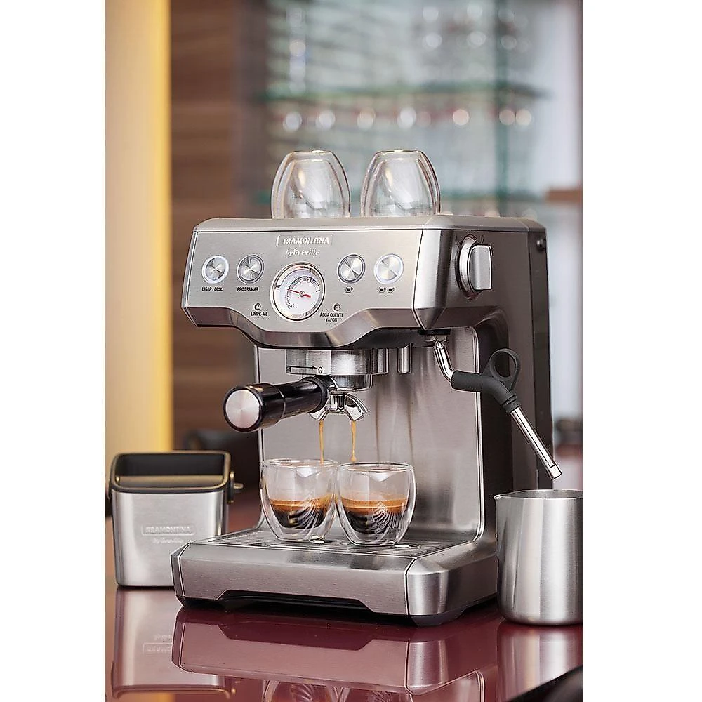 Cafeteira Tramontina By Breville Express 1,8 Litros Em Aço Inox Prata 110v 69065011