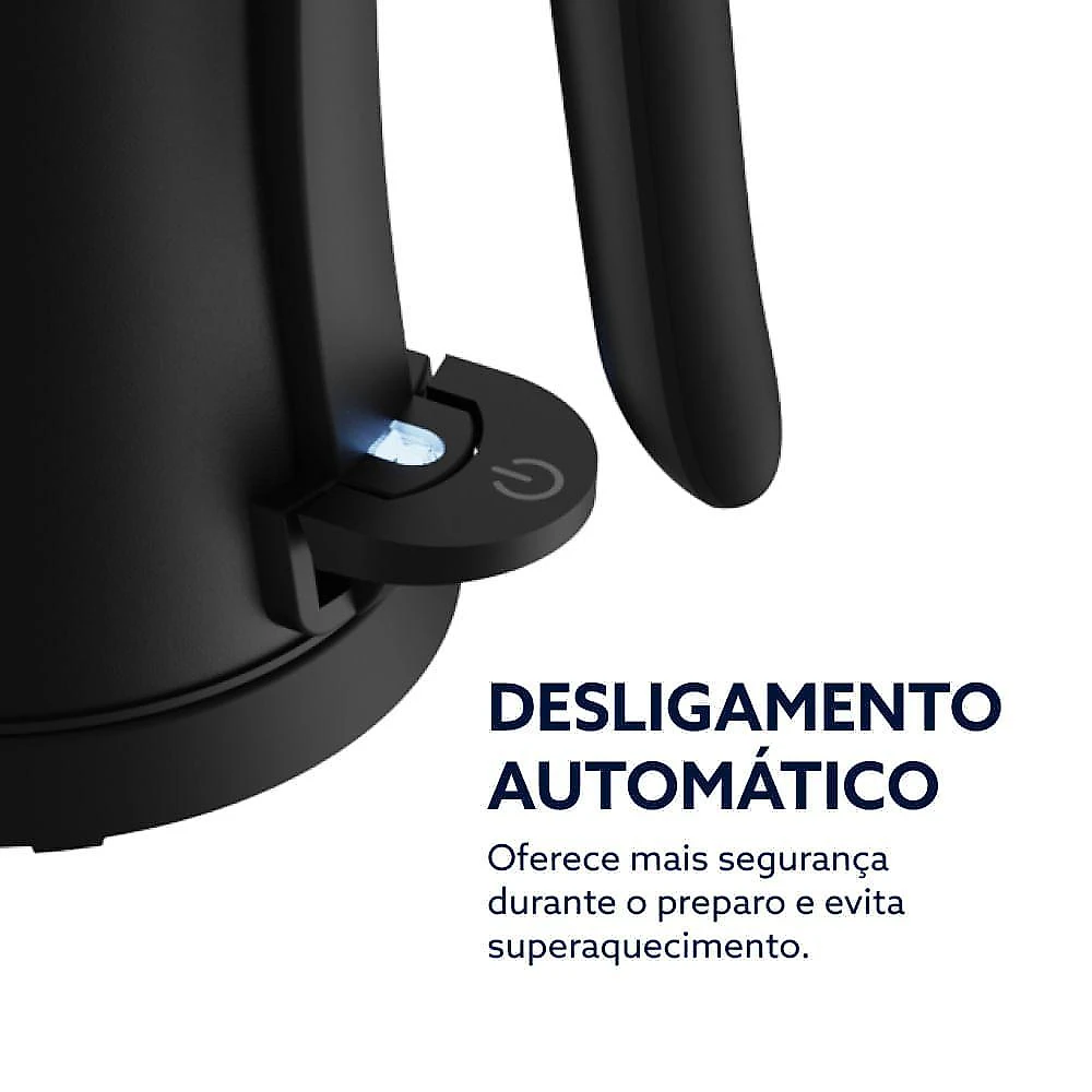 Chaleira Elétrica Oster Gooseneck 1500W 0,8L Preto 220V