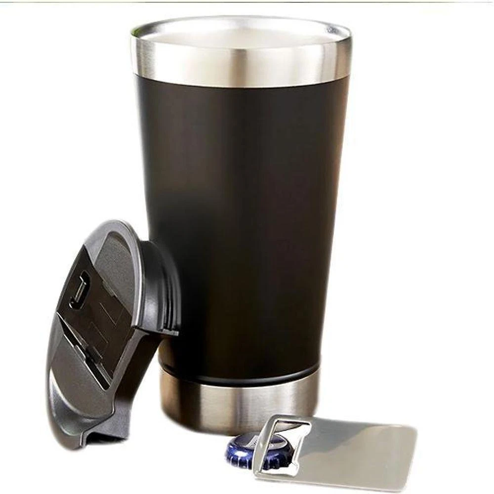 Copo Térmico Abridor 473Ml Dia Dos Namorados Preto Nº7