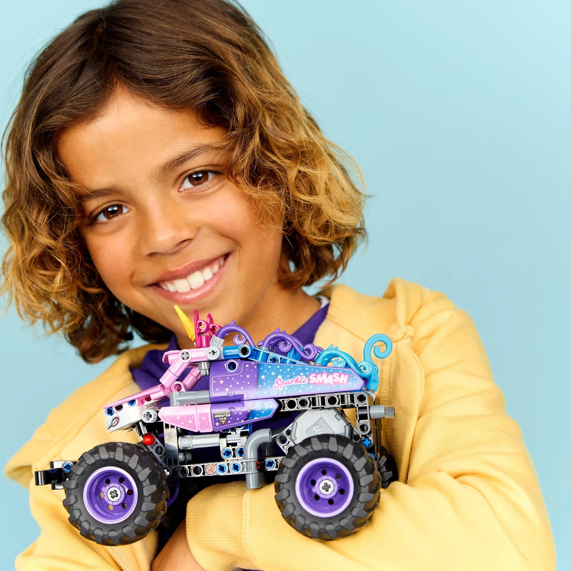 LEGO® Technic - Monster Jam™ Sparkle Smash™ com mecanismo de fricção