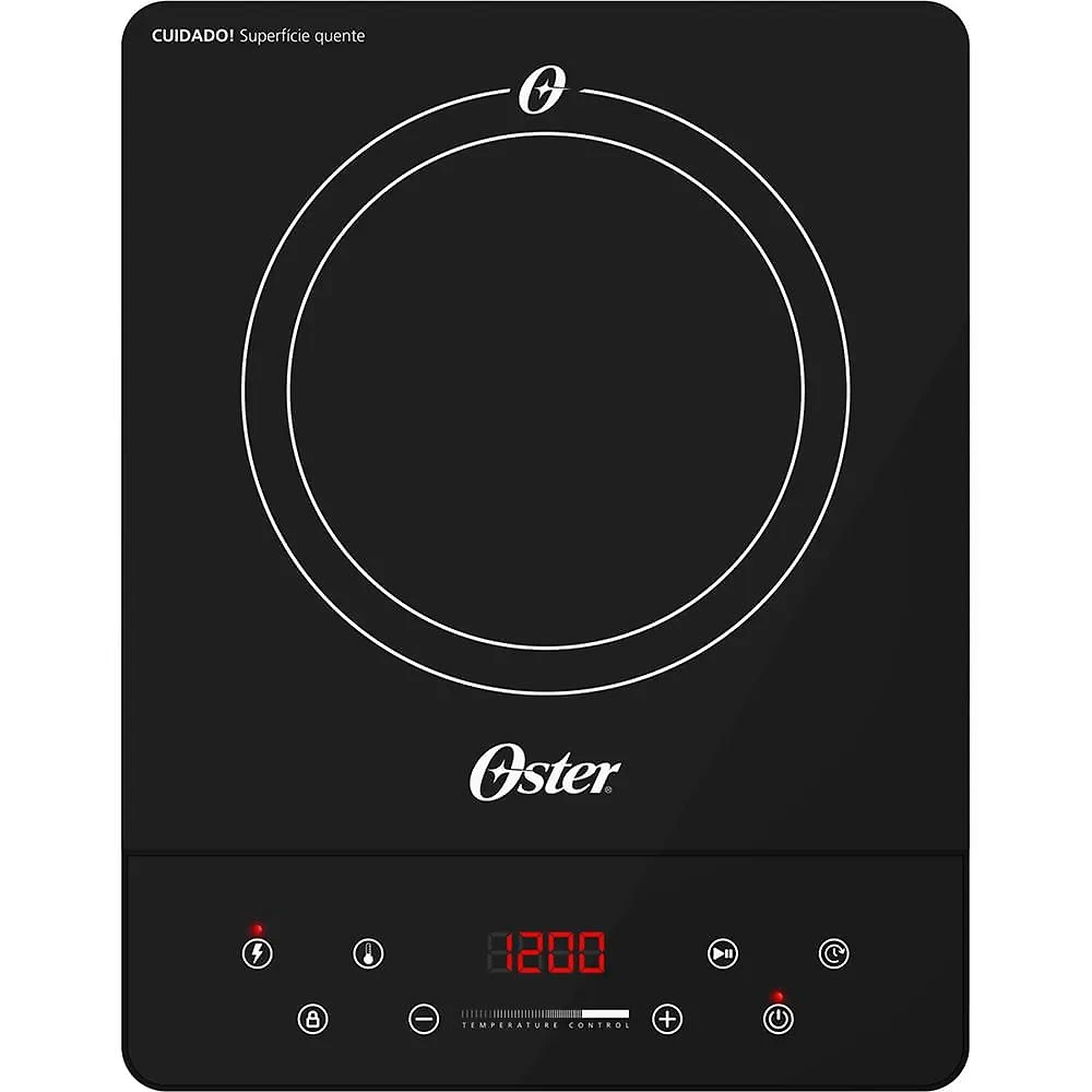 Cooktop de Indução 1 Boca Oster Touch Screen Portátil OTOP100