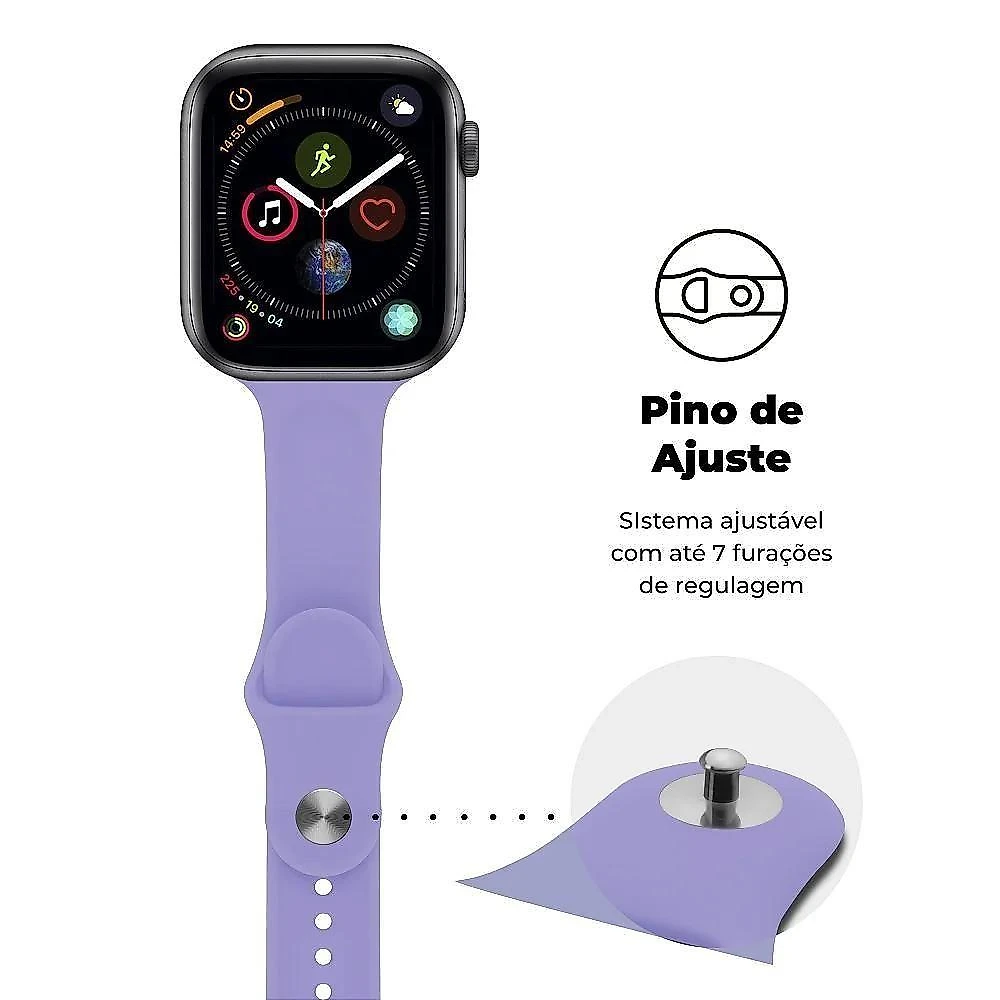 Pulseira Para Apple Watch 49Mm Ultra Fit - Branco - Gshield