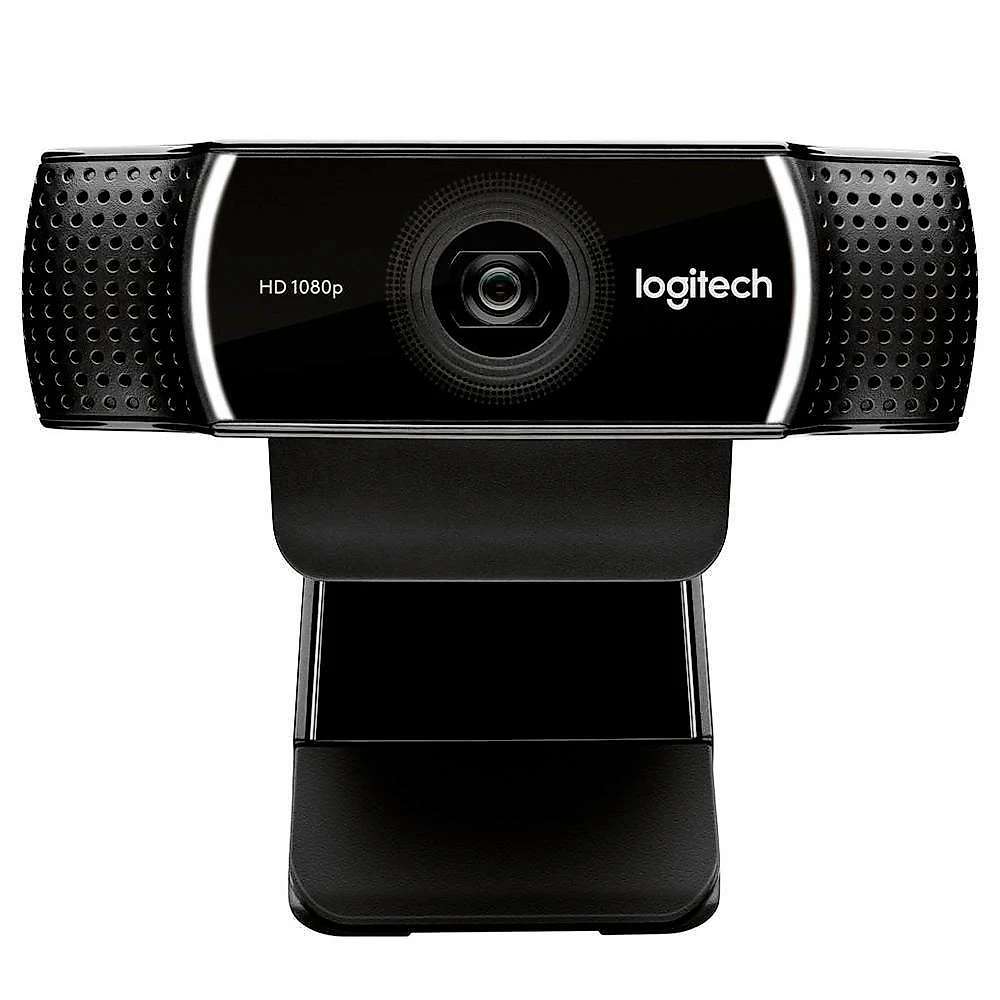Webcam Full HD Logitech C922 Pro Stream com Microfone Embutido, 1080p e Tripé Incluso, Compatível Logitech Capture - 960-001087