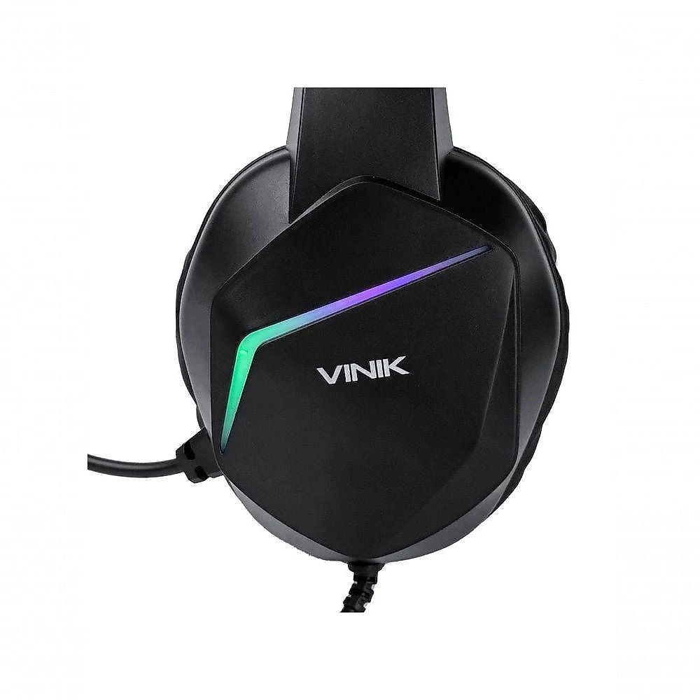 Fone De Ouvido Headset Gamer Vinik V Blade Iii Usb - Led Rainbow - Vkhsgviii