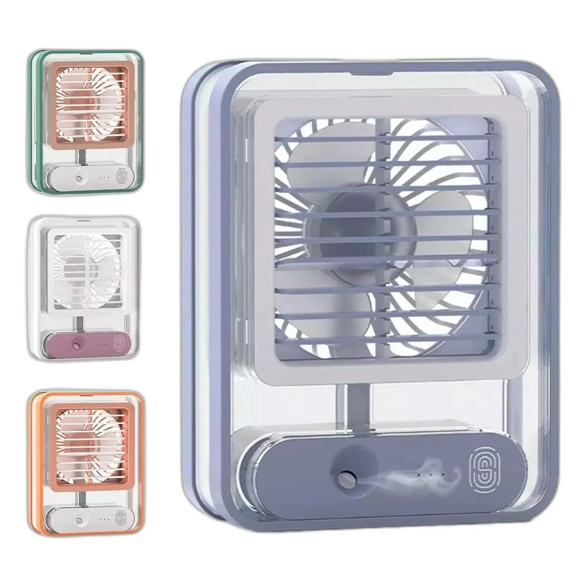 Mini Ventilador Névoa Água USB Portátil 3 Velocidades