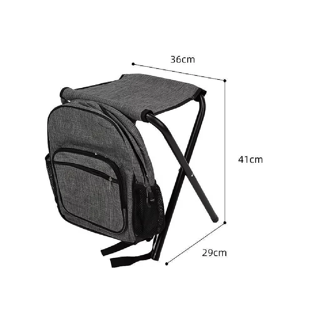 Mochila Termica Banqueta Dobravel Banco Portatil Bolsa Cooler Cadeira Camping Pesca Praia Viagem Eventos