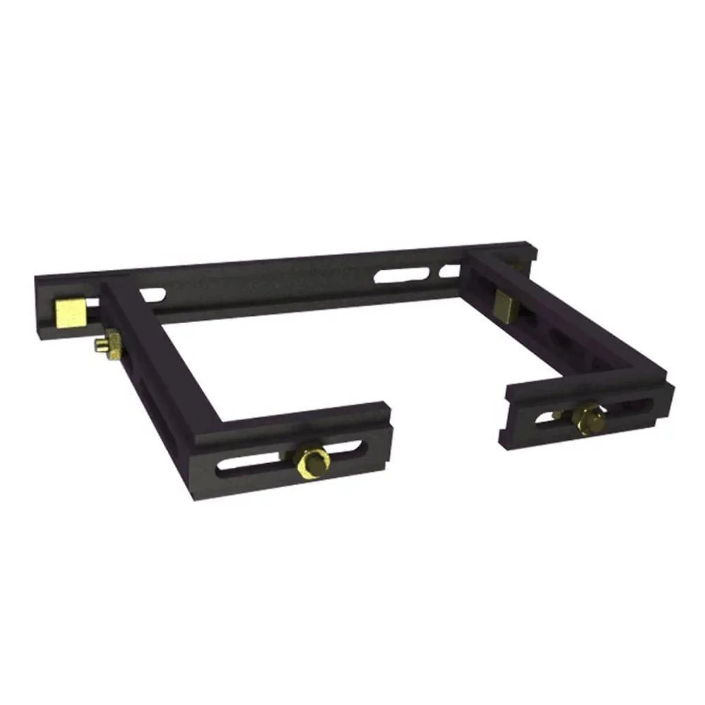 Abraçadeira Regulável 7083 P- Poste Duplo T Universal Preto com Acessórios 7083