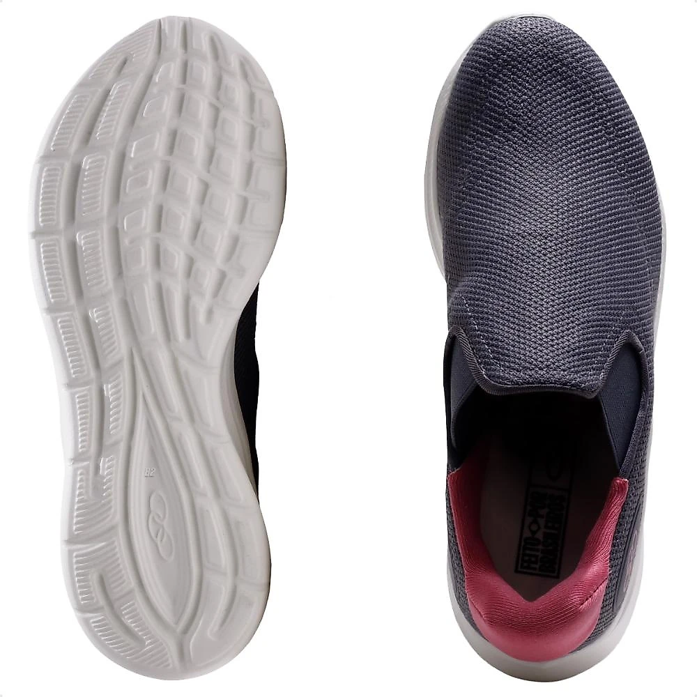 Tênis Olympikus Flutua 2 Feminino Chumbo / Rosa - 34