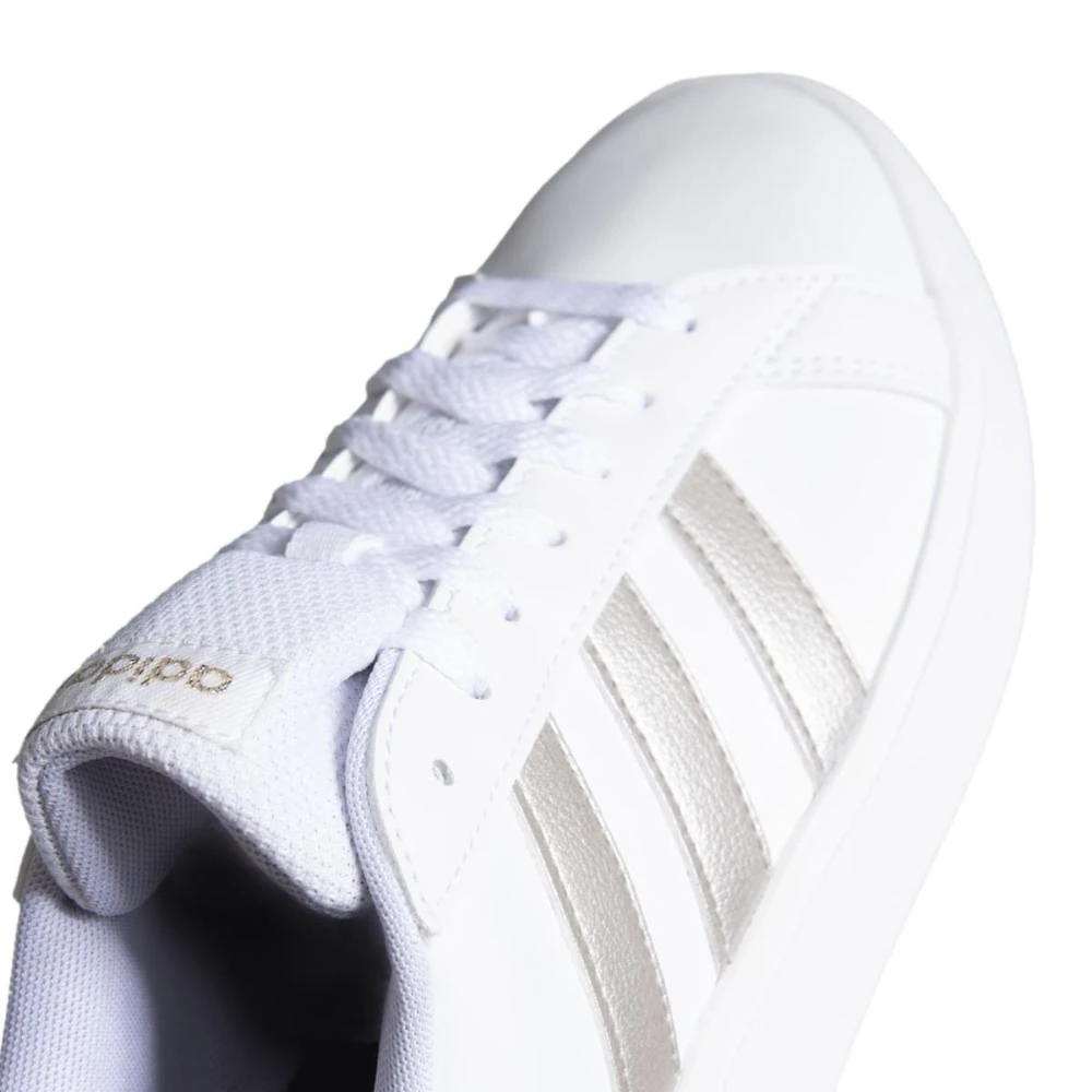 Tênis Adidas Grand Court Base 2.0 Feminino BRANCO/PRATA - 38