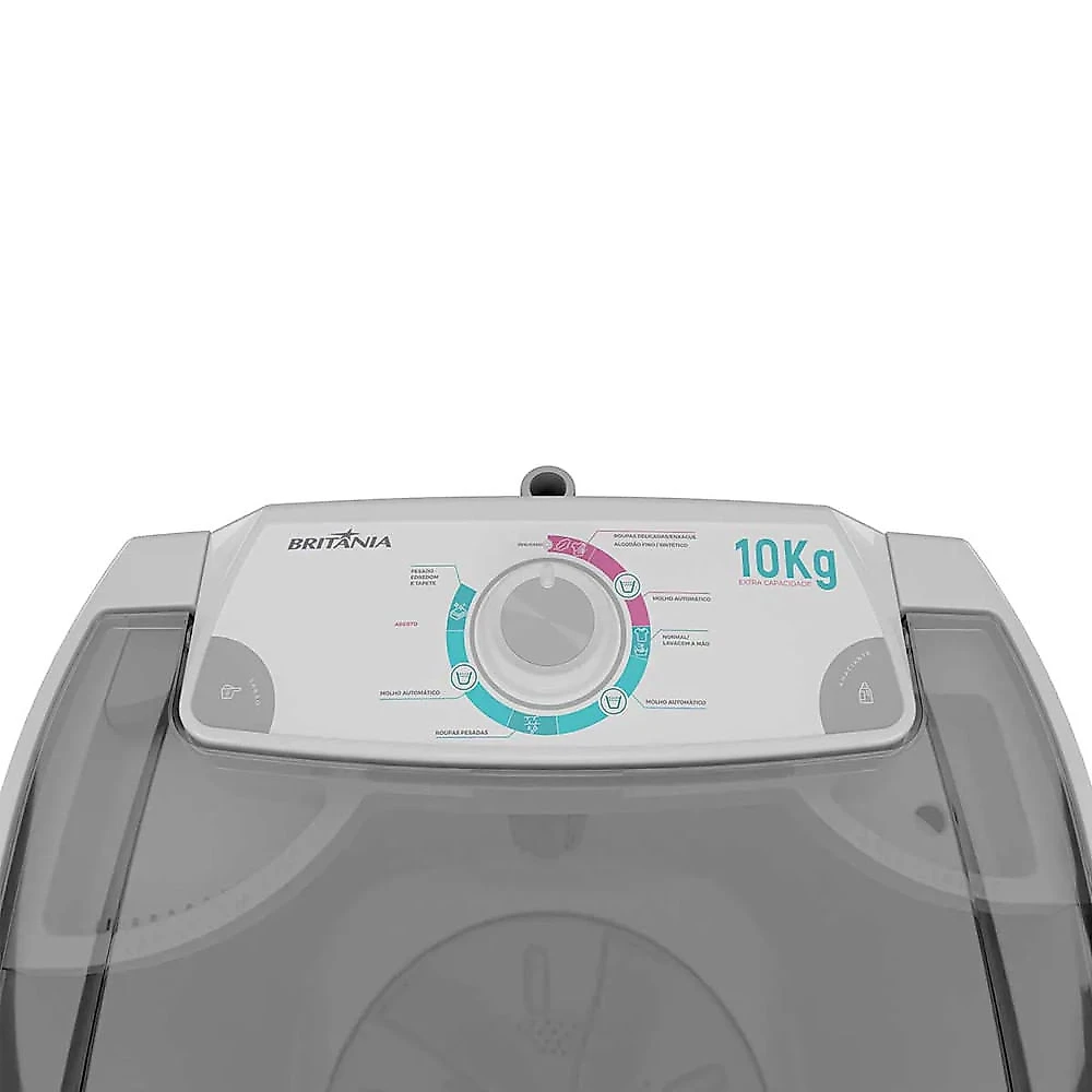 Lavadora De Roupas Britânia Semi BLR03 10kg Branco - 110V