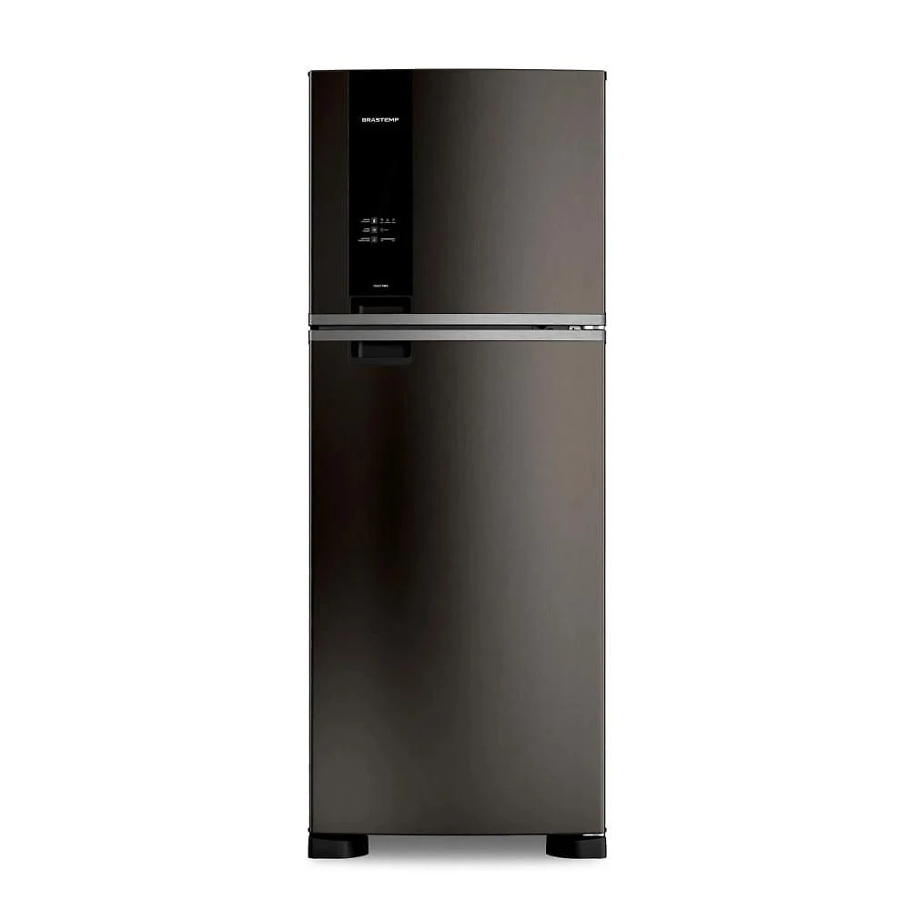 Geladeira Frost Free Duplex Brastemp Eclipse Collection A+++ 463L Black Inox Fresh Box e Cold Room BRM55FE