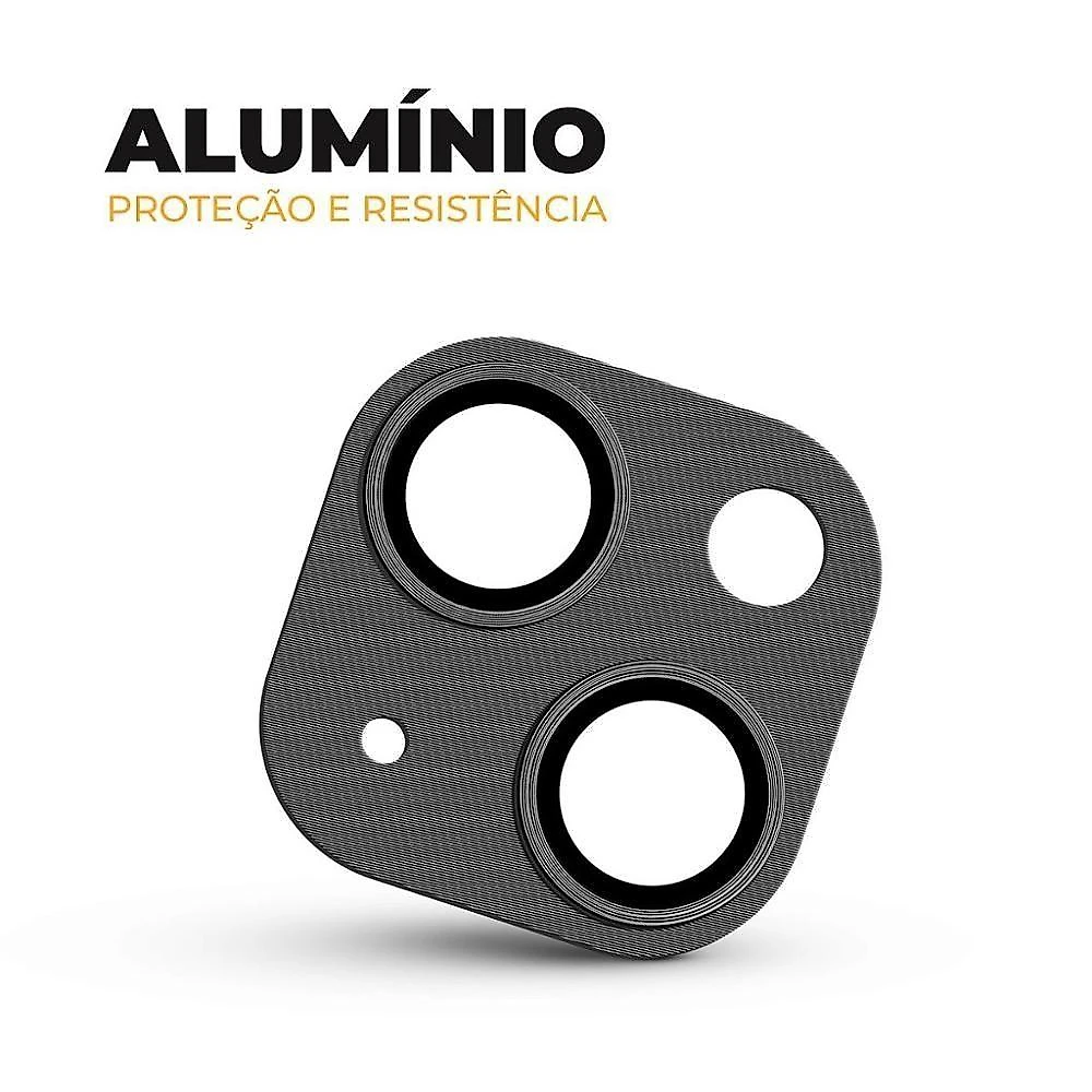 Protetor De Lente De Câmera De Alumínio Para Iphone 14 - Preta - Gshield
