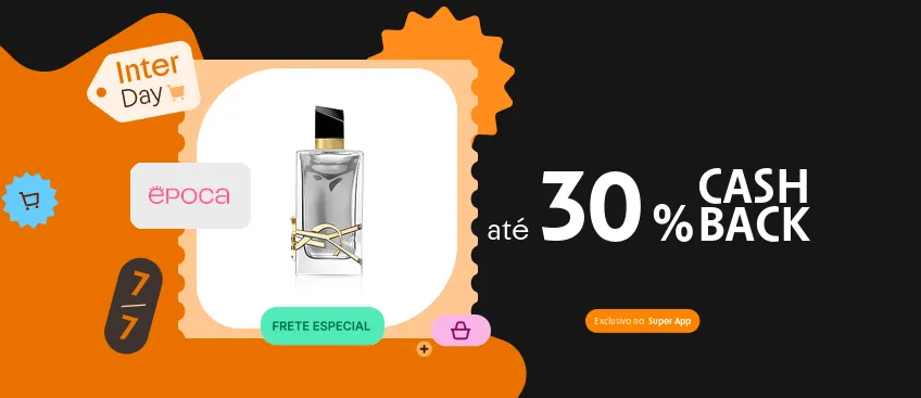 Epoca até 30% de cashback