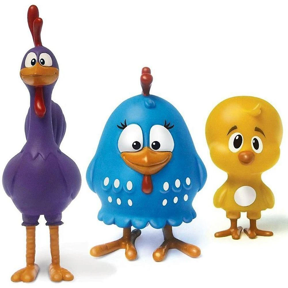 Kit Boneco Galinha Pintadinha Família 3 Personagens Atóxico Elka
