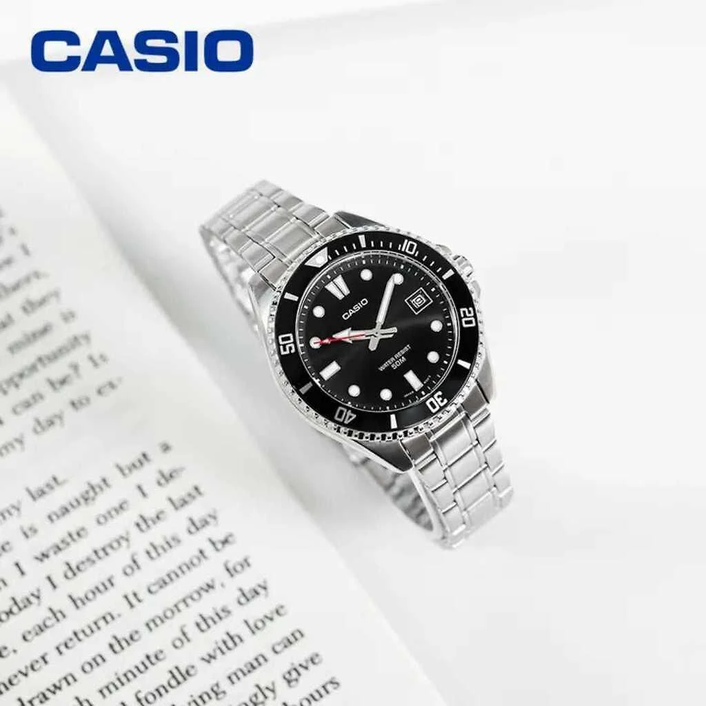 Miniatura Relógio Casio Duro 38,5Mm Preto - Mdv-10D-1A1Vdf