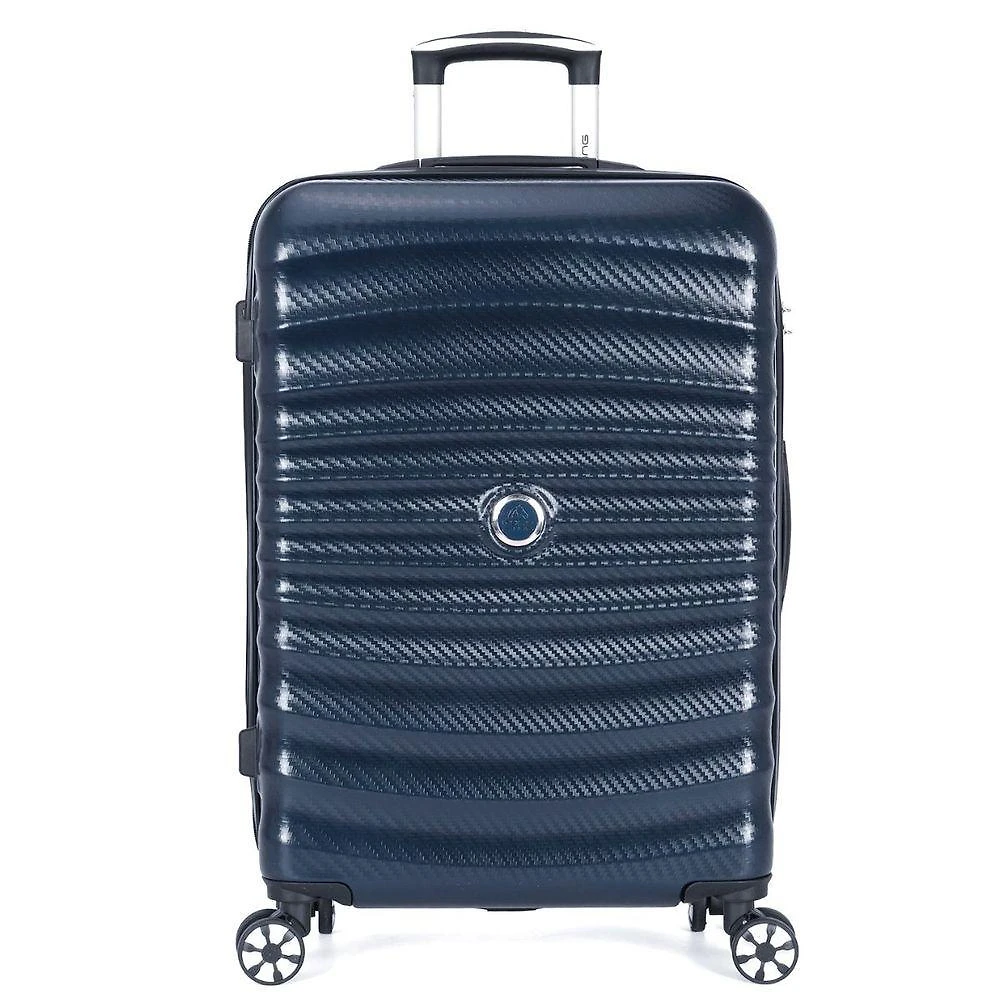Mala Bordo 10kg De Mão Viagem Expansiva Policarbonato Rodas Duplas 360º - Colorado - Polo King Azul