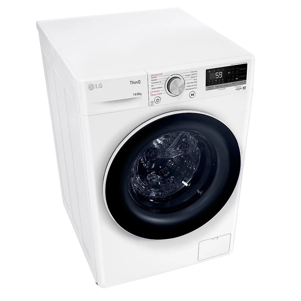 Lava e Seca Smart LG 14kg com Inteligência Artificial AIDD LG Branco - 110V
