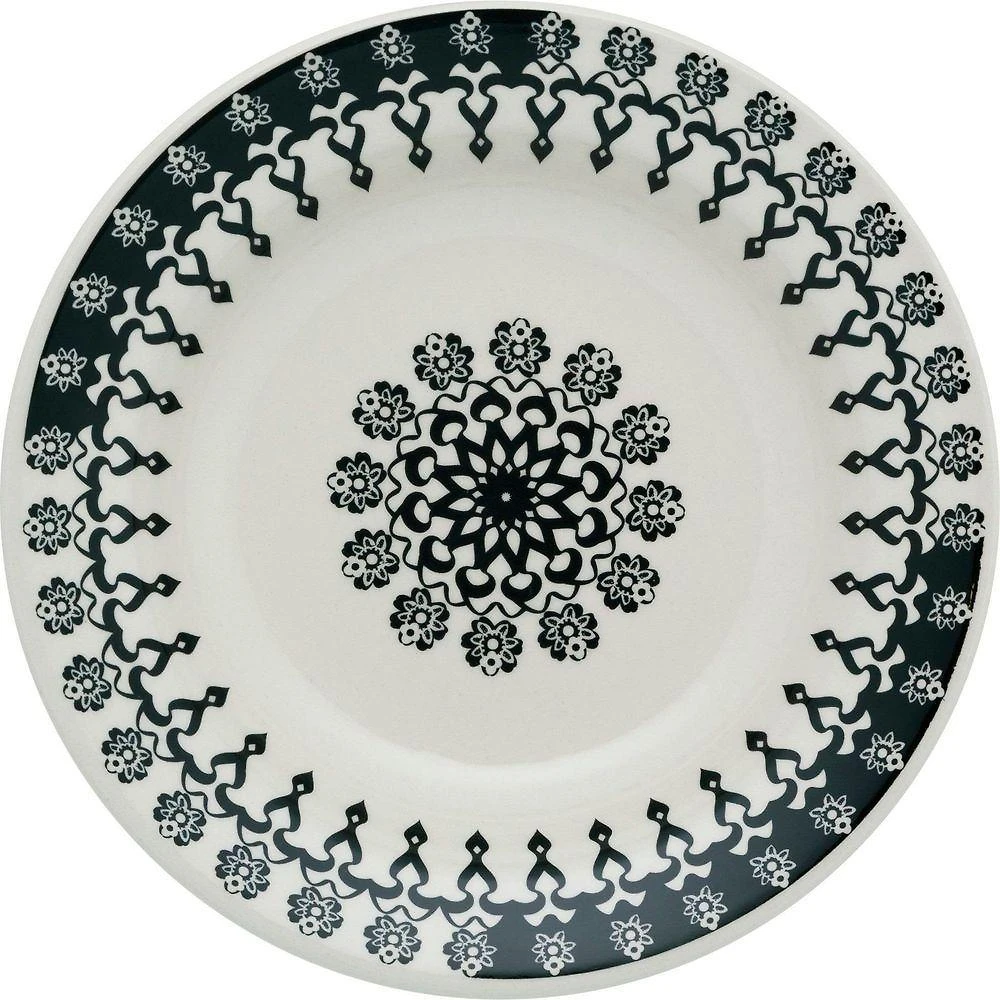 Kit 6 Pratos Fundos Donna Folk Oxford® Cerâmica 22cm