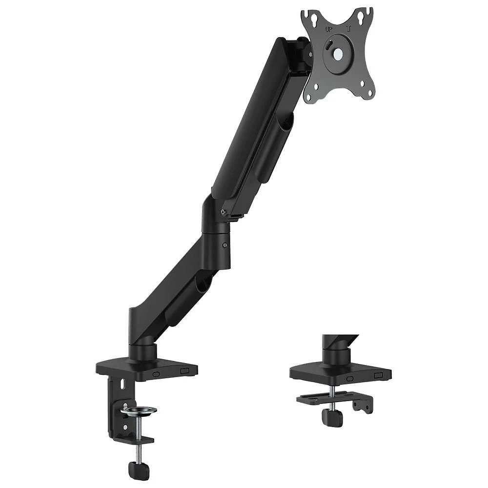 Suporte para Monitor SM-010G com Ajuste de Altura e Rotação Assistido por Mola Preto Pcyes