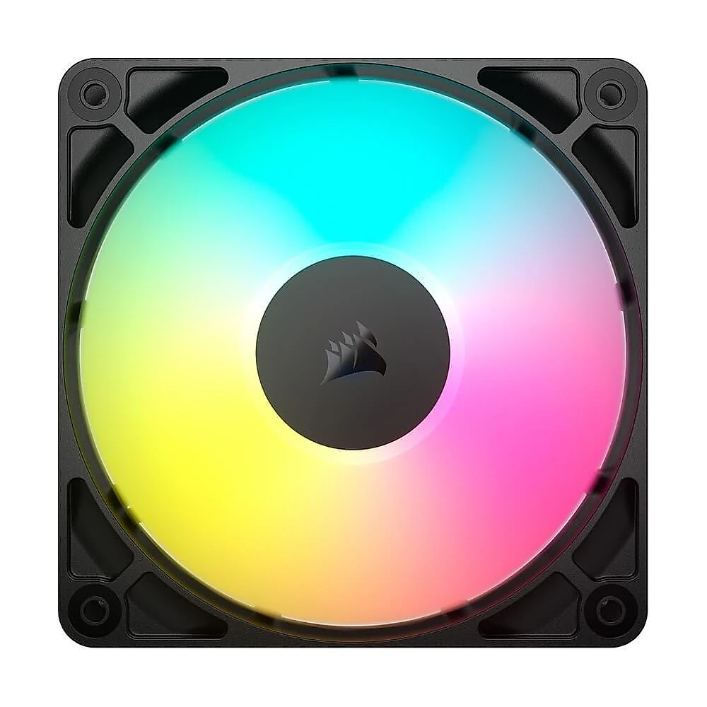 Kit com 3 Ventoinhas Corsair RS120 ARGB, 120mm, PWM, Preto - CO-9050181-WW