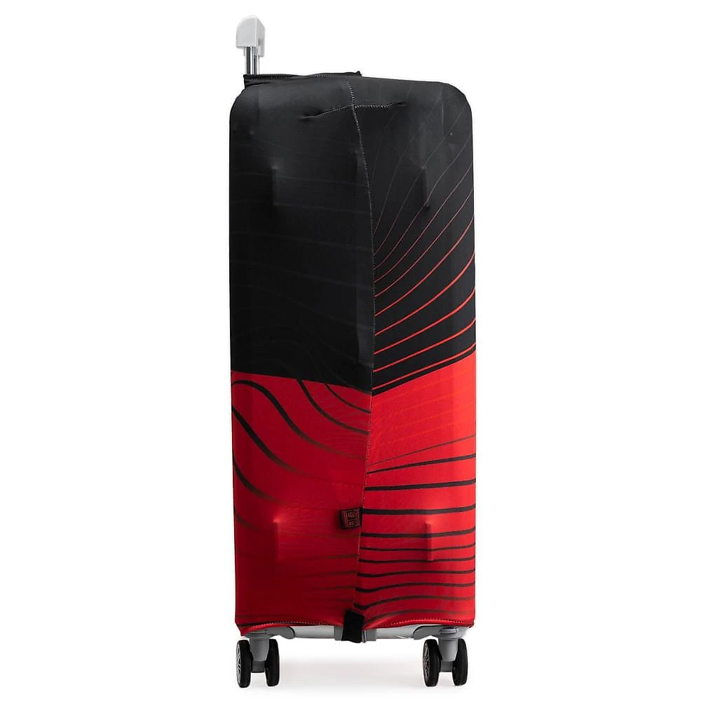 Capa de Mala Grande Flamengo Rubro Negro Oficial Preto e Vermelha Preto-vermelho - G
