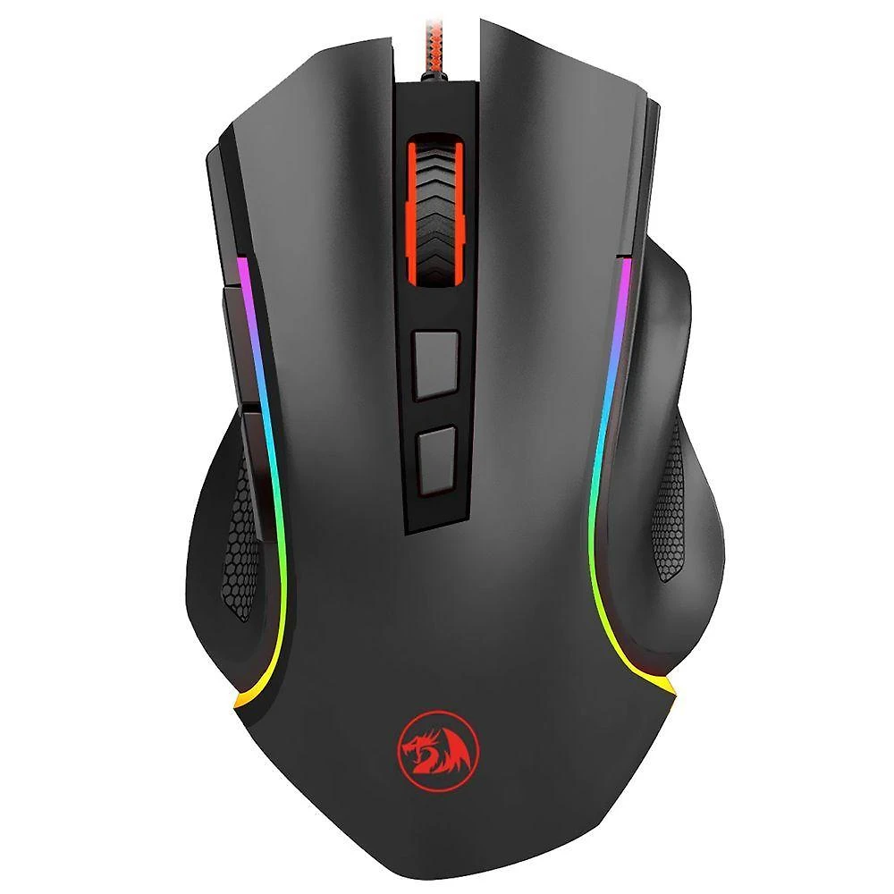 Mouse Gamer Redragon Griffin M607 7200DPI RGB Preto