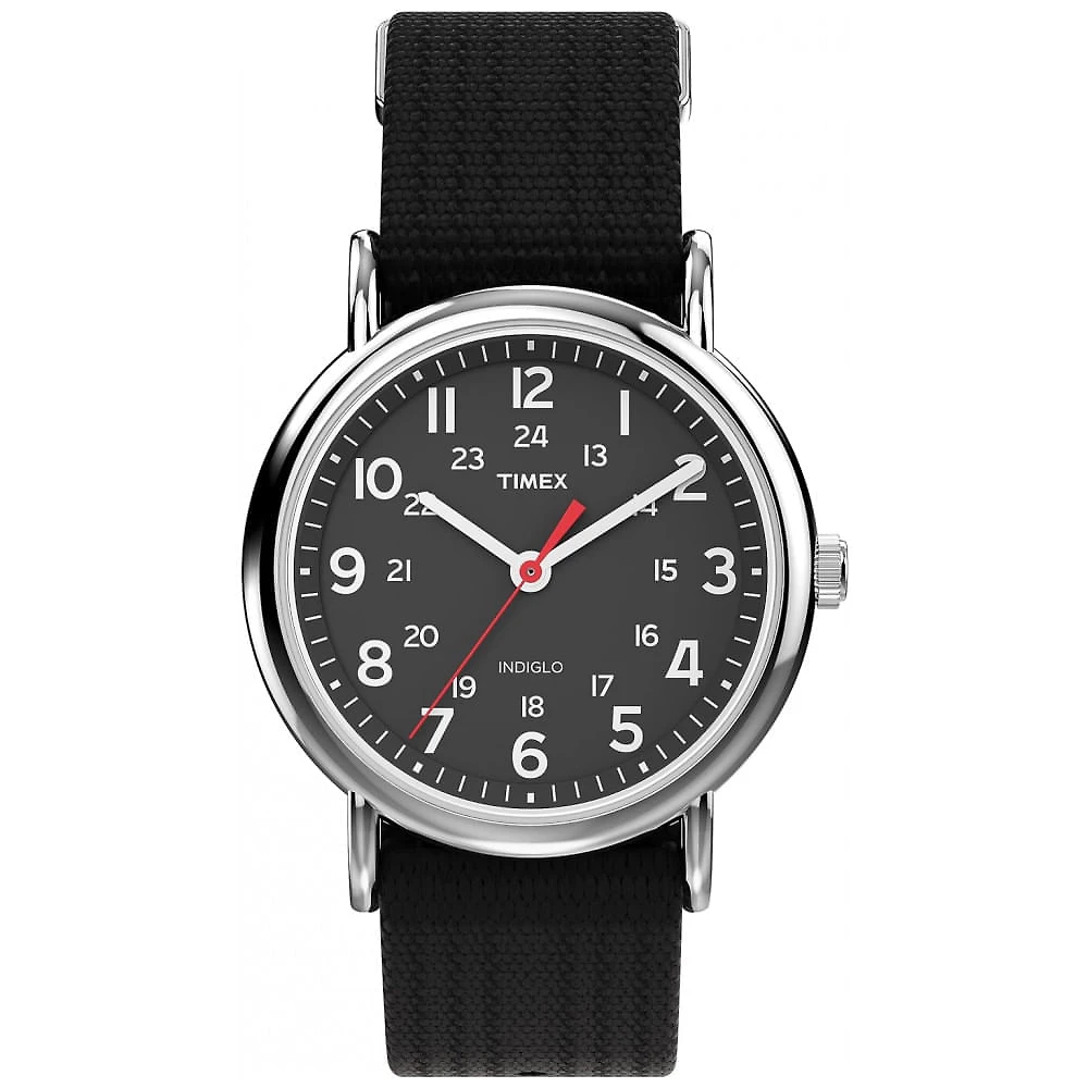 Relógio Unissex Analógico com Pulseira de Nylon, Timex T2N647, Preto