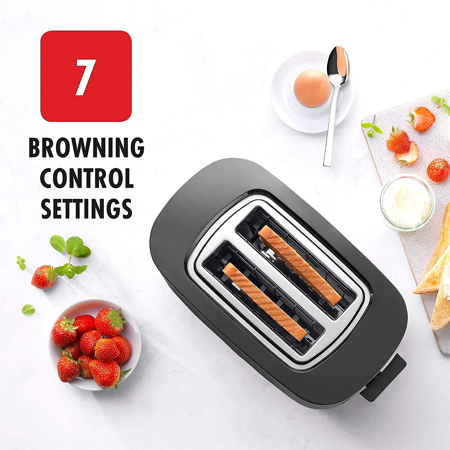 Zwilling Torradeira de 2 Fatias com 7 Níveis de Tostagem 110V Preta