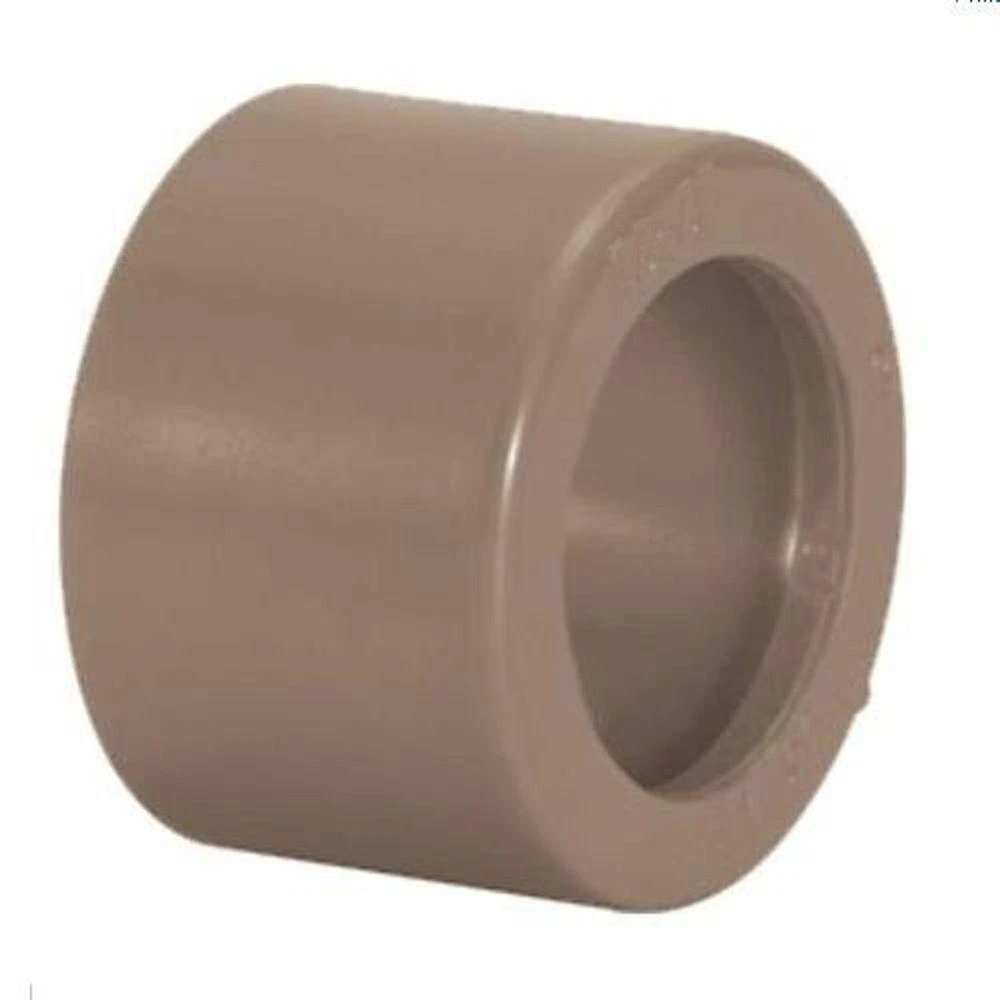 Bucha de Redução Soldável 40X32MM Curta em PVC com Junta Resistente à Pressão Plastubos