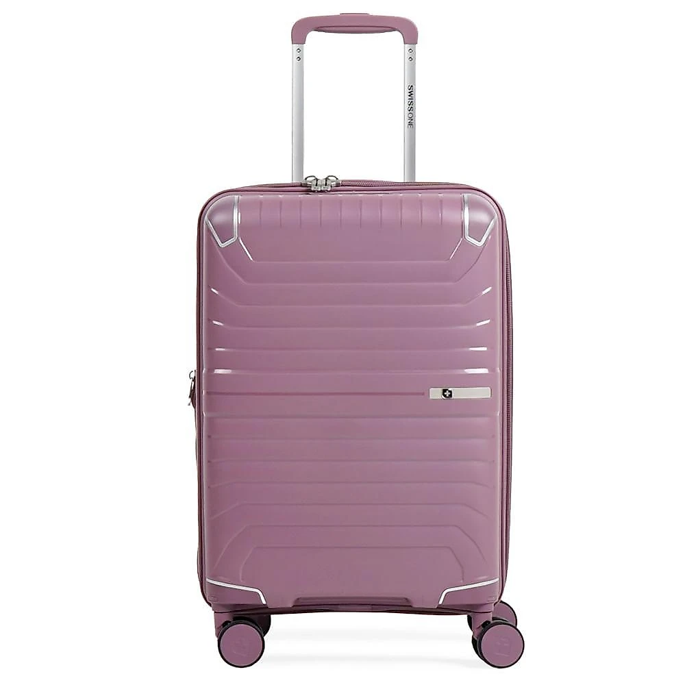 Mala de bordo 10 kg polipropileno 4 rodas swiss one onix lilas - p