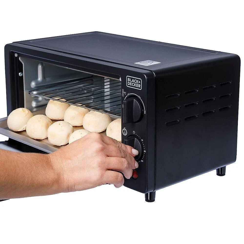 Forno elétrico black+decker ft9n 9l timer 60min vidro temperado 250°c 220