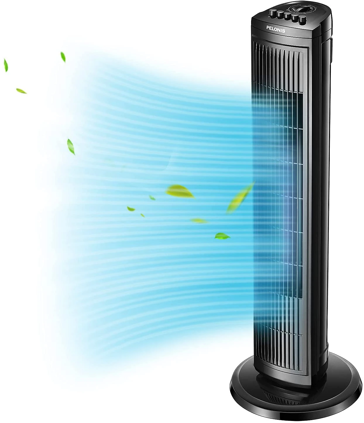 PELONIS 30 Inch Oscillating Tower Fan with 3 Speed Settings